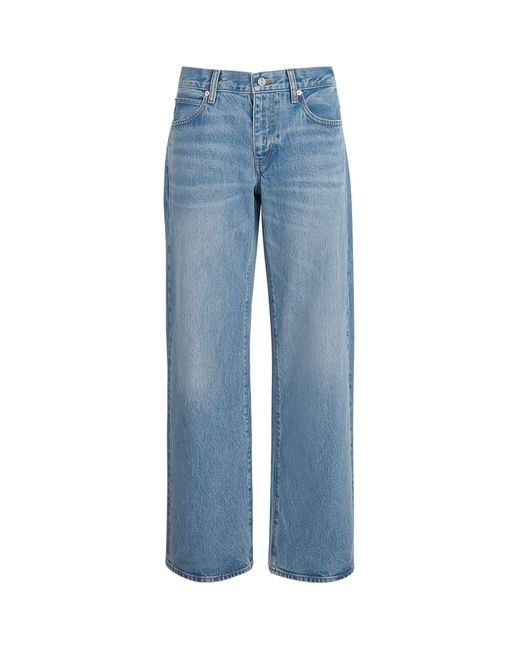 FRAME Blue The Saturday Straight Jeans