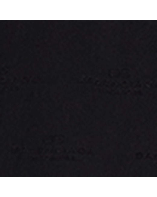 Balenciaga Black Silk Logo Print Trousers