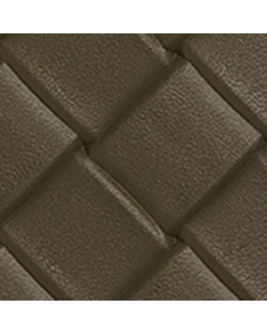 Bottega Veneta Green Leather Intrecciato Badge Holder for men