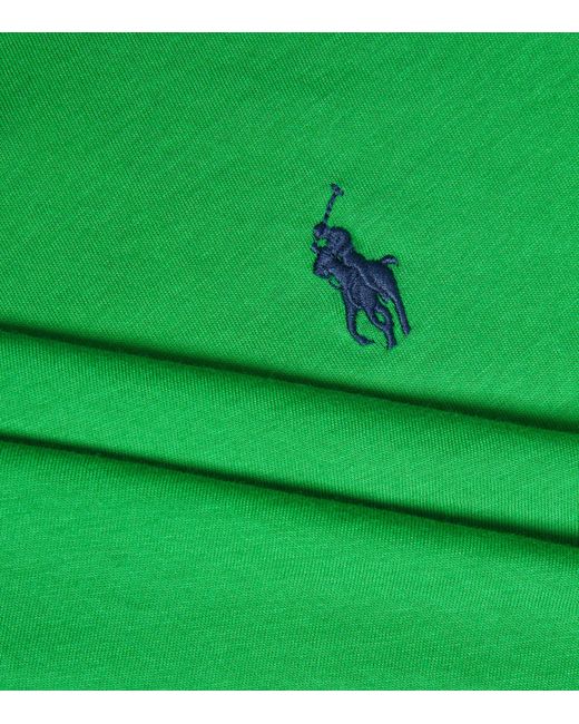 Polo Ralph Lauren Green Cotton Polo Pony T-shirt