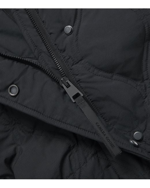 Canada Goose Black Quilted Alessia Down Jacket