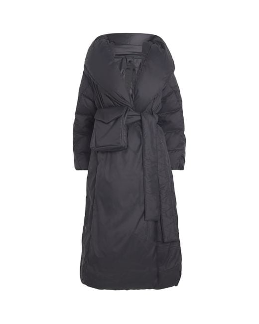 Canada Goose Gray Down-Filled Elie Blanket Coat