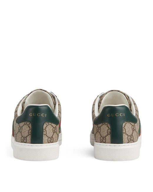 Gucci Green Gg Supreme Ace Sneakers for men