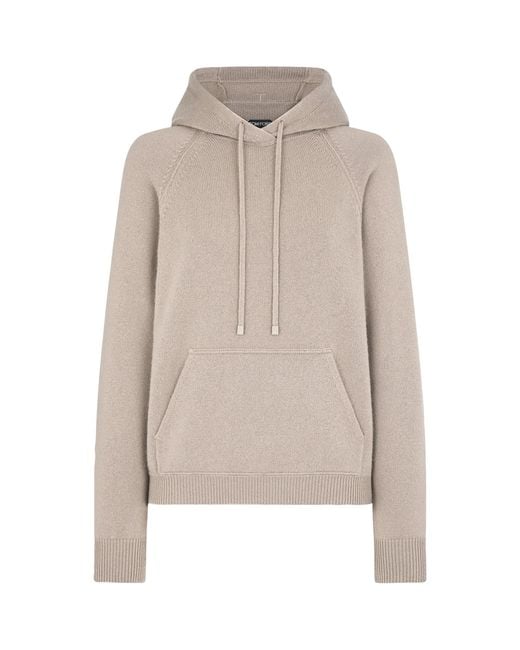 Tom Ford Natural Cashmere-Blend Hoodie