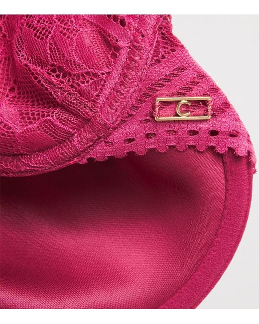 Chantelle Pink Lace Origins Full-Cup Bra