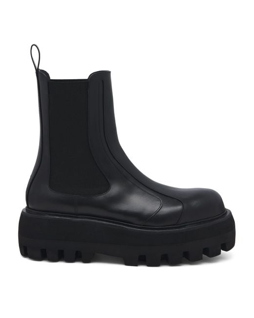 Alexander McQueen Black Soft Chelsea Boots for men