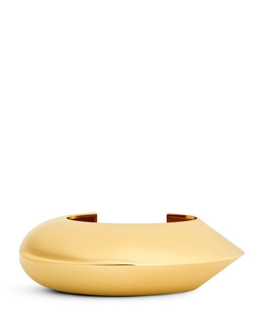 Alaïa Natural Medium Edge Cuff Bracelet