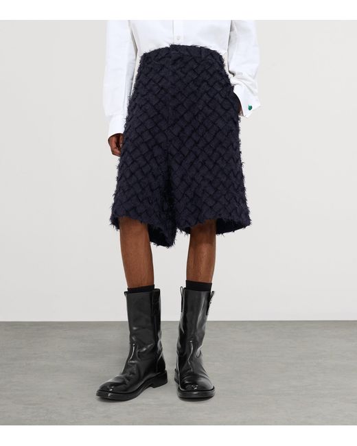Bottega Veneta Black Leather Slip-On Boots for men