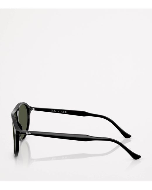 Ray-Ban Green Rb2215 Rounded Square Sunglasses