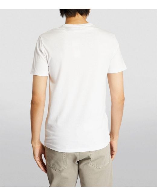 Polo Ralph Lauren White Polo Bear Ski T-shirt for men