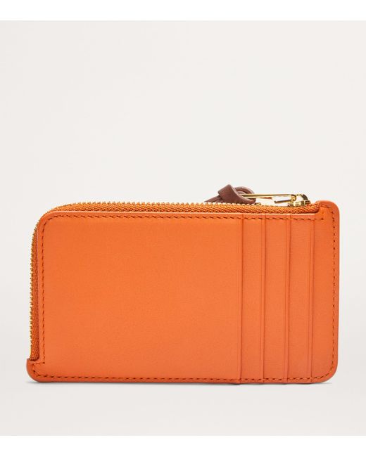 Loewe X Suna Fujita Leather Hamster Card Holder in Orange | Lyst