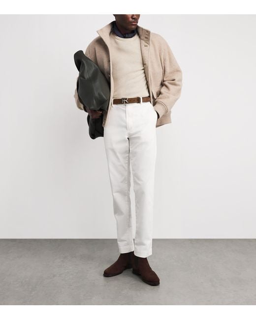 Ralph Lauren Brown Suede Belt for men