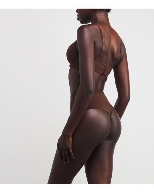 Skims Brown Fits Everybody Strapless Bra