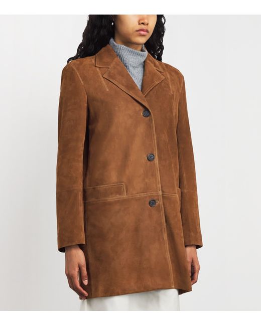 House of Dagmar Brown Suede Jacket