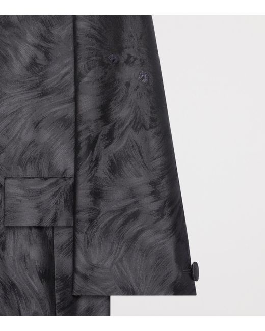 Givenchy Gray Cat Print Coat