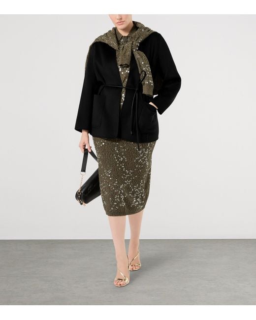 Marina Rinaldi Green Embellished Cardigan