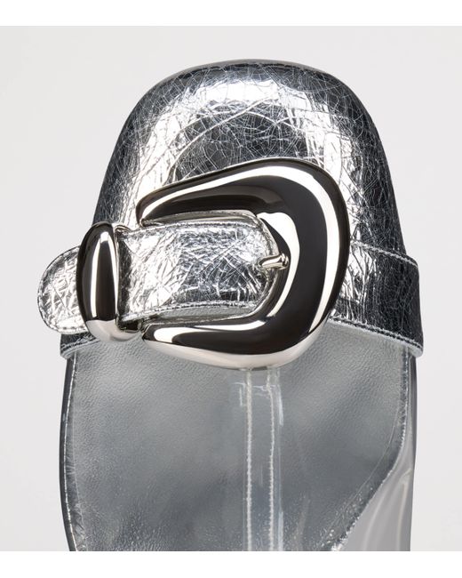 Christian Louboutin White Minny Bubble Knee-High Boots 70