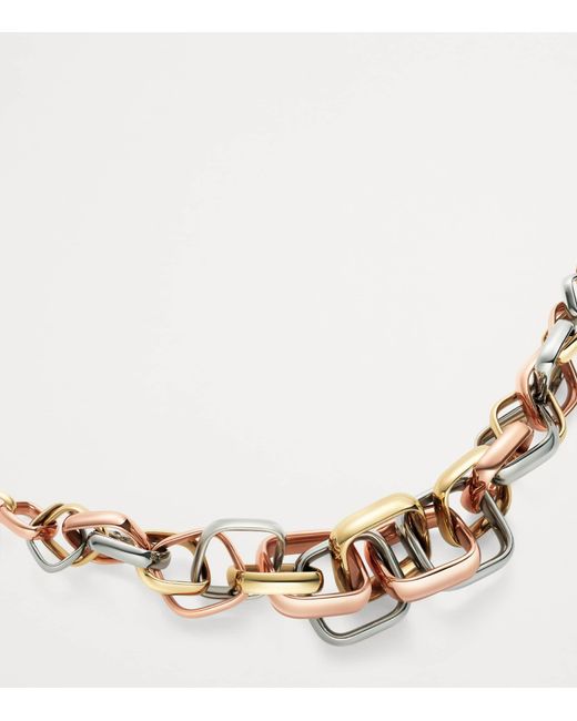 Cartier Metallic Medium Mixed Trinity Necklace