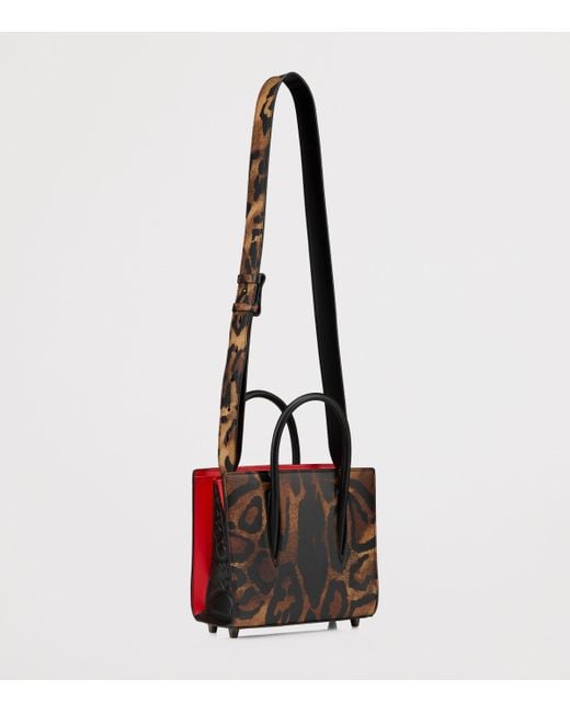 Christian Louboutin Black Mini Paloma Leather Top-Handle Bag