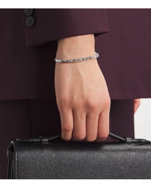 Suzanne Kalan White And Diamond Classic Bangle