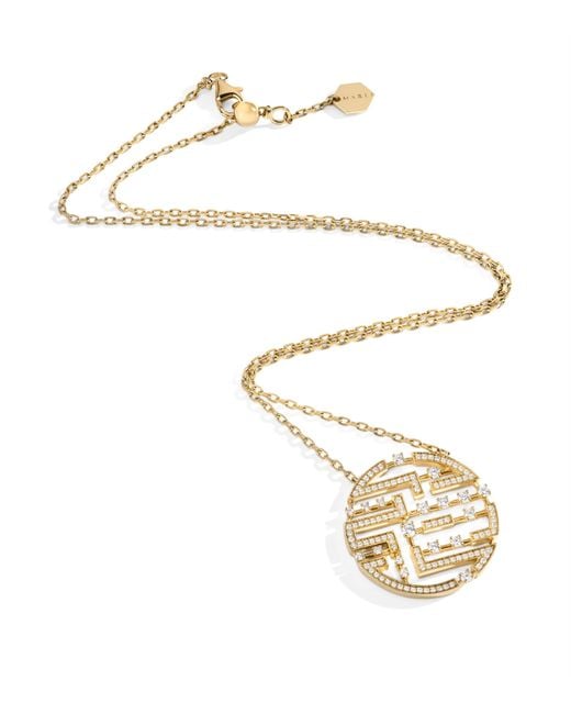Marli New York Metallic And Diamond Avenues Necklace