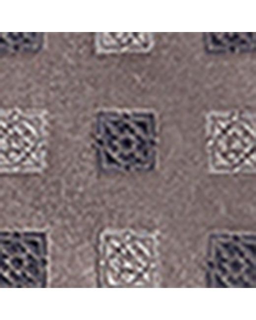 Brunello Cucinelli Brown Silk Jacquard Tie for men