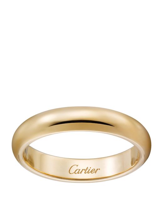 Cartier Brown Yellow Gold 1895 Wedding Ring