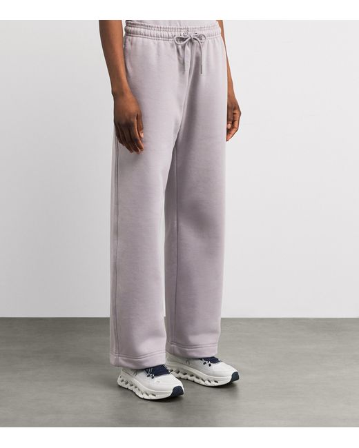 On Shoes Purple Organic Cott-Blend Club Sweatpants