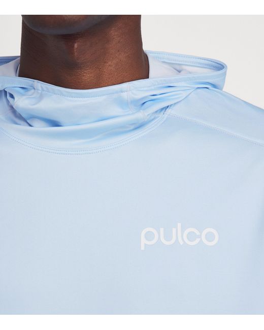 Pulco Studios Blue Hooded Playing Top for men