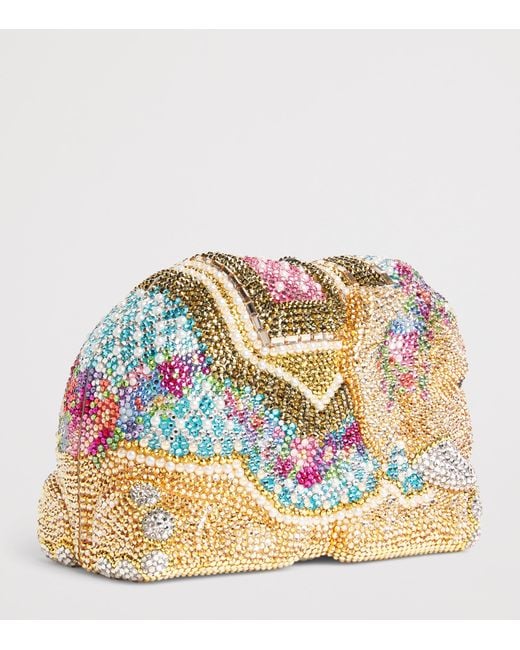 Judith Leiber Multicolor Embellished Elephant Clutch Bag
