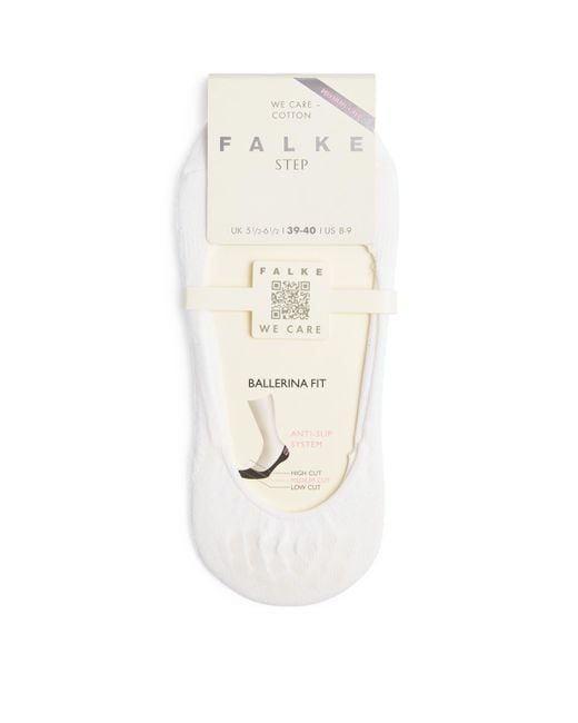Falke White No Show Socks