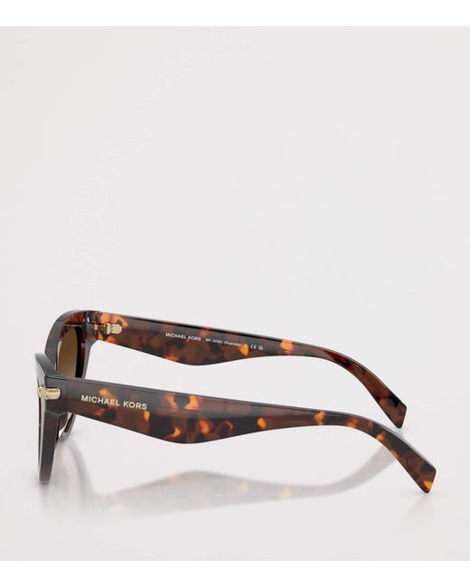 Michael Kors Brown Roanoke Cat Eye Sunglasses
