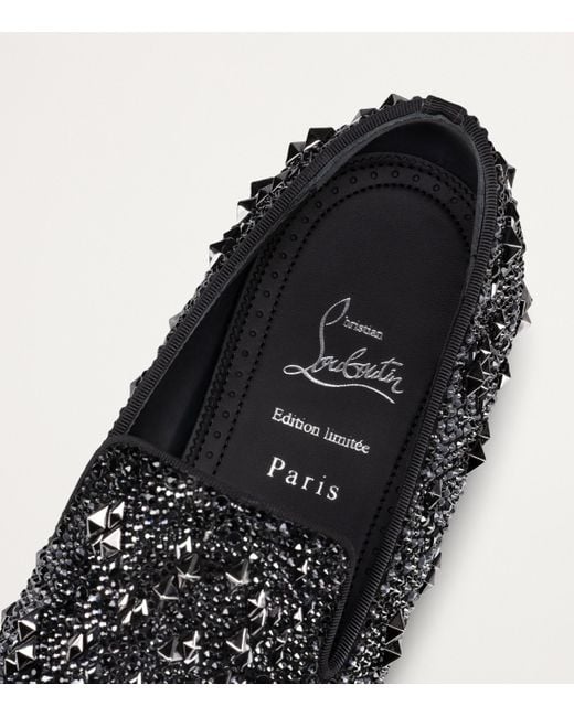 Christian Louboutin Dandelion Strass Eternity Loafers in  display picture 2