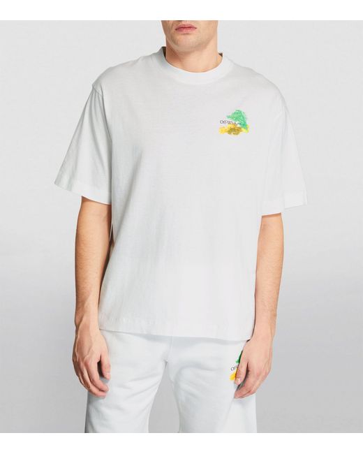 Off-White c/o Virgil Abloh Brushstroke Arrows T-shirt in White for Men |  Lyst