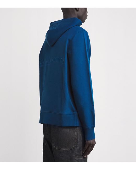 Canada Goose Blue Hoodies for men