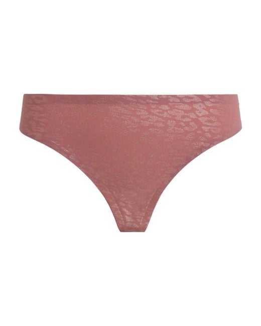Chantelle Purple Softstretch Thong