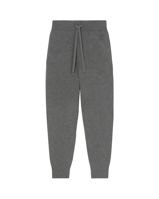 Burberry Cashmere-cotton Sweatpants in Grey (Gray) | Lyst
