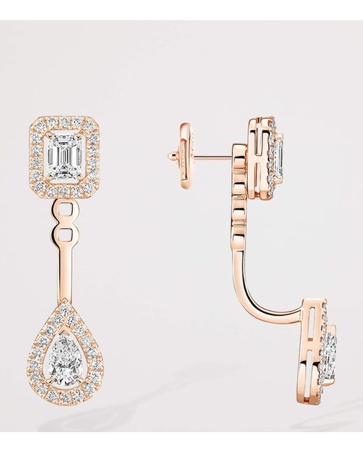 Messika Metallic My Twin And Diamond Earrings