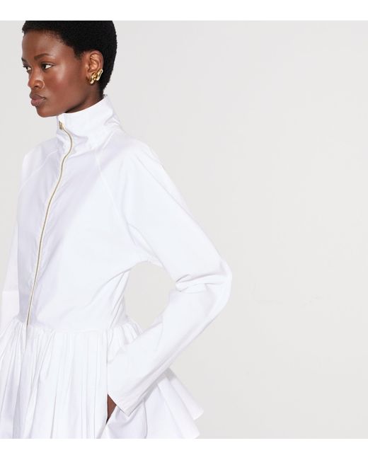 Alaïa Metallic Torsion Drop Earrings