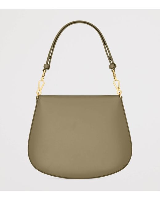 Saint Laurent Gray Voltaire Top-Handle Bag