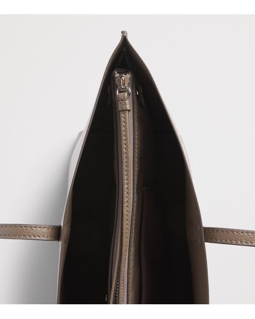 Tory Burch Brown Leather Perry Tote Bag