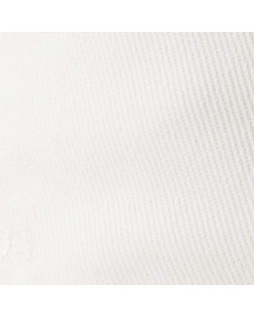 Prada White Cotton Drill Baseball Cap