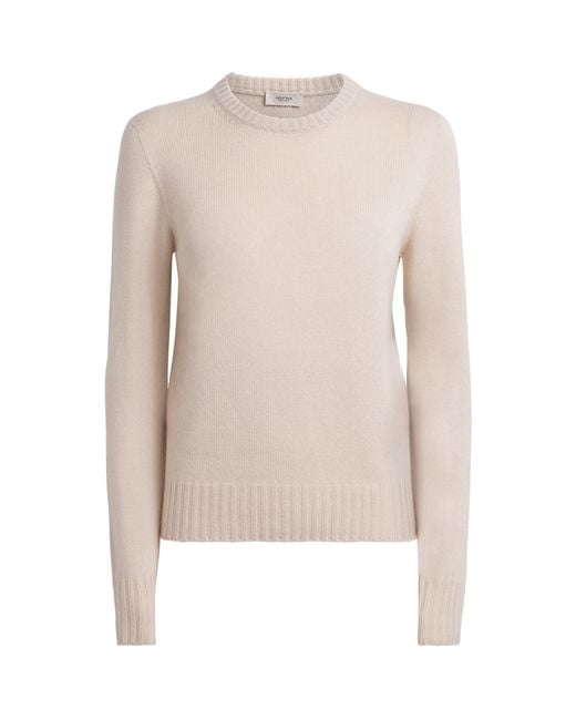 Agnona Natural Cashmere Lipstick Sweater
