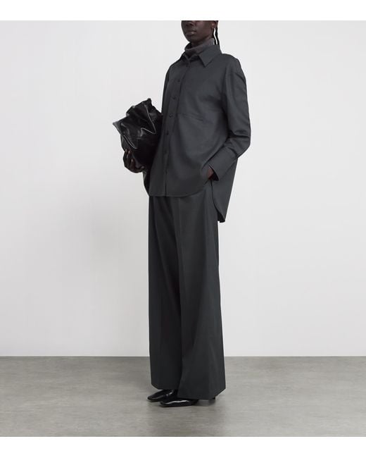 Joseph Blue Virgin Wool Herold Blouse