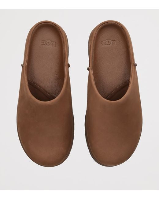 Ugg Brown Suede Otzo Clogs