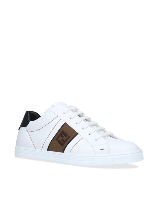 fendi leather sneakers