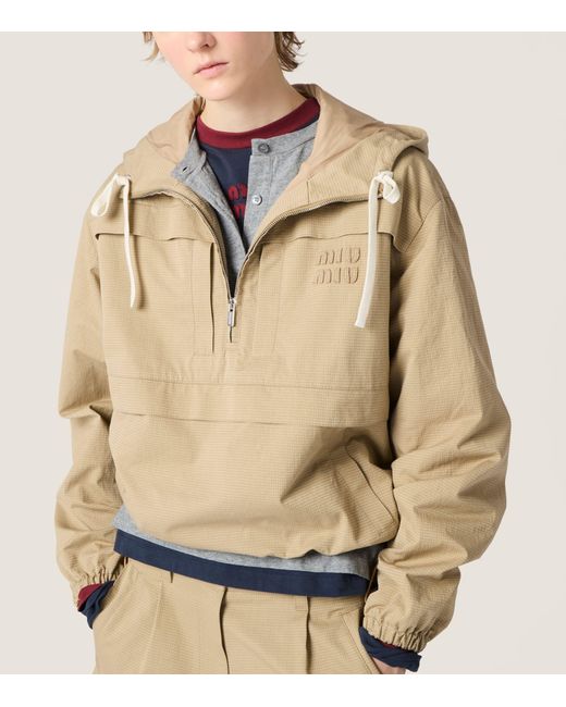 Miu Miu Natural Ripstop Jacket
