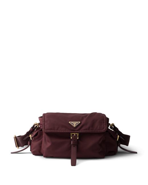 Prada Purple Medium Re-Nylon Explore Shoulder Bag