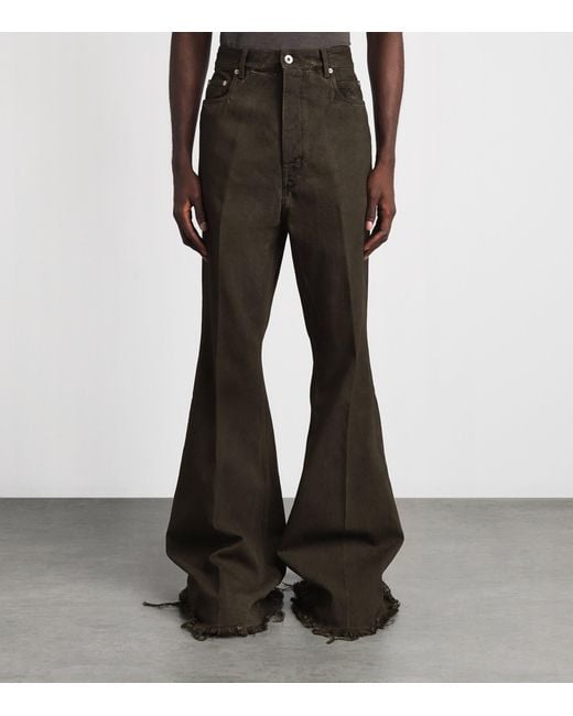 Rick Owens Black Bolan Bootcut Jeans for men