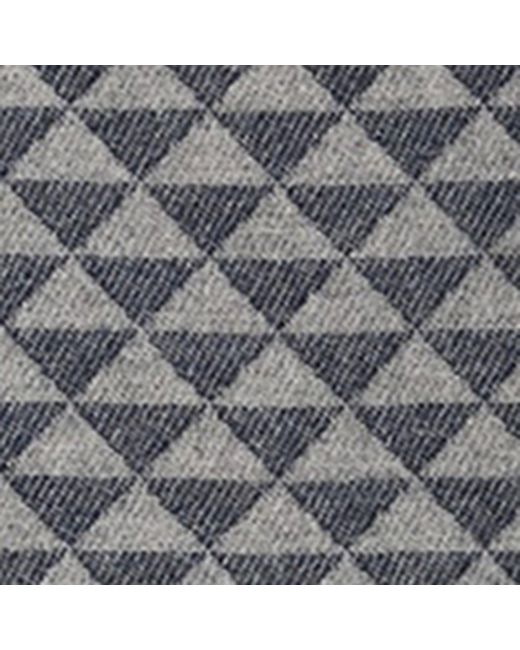 Prada Gray Double Wool-Cashmere Symbole Scarf